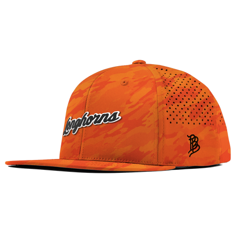 University of Texas "Vintage Texas Longhorn Script" Flat Performance Blaze Orange Camo