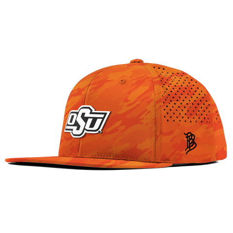 Oklahoma State University "Vintage OSU Team Logo" Flat Performance Blaze Orange Camo