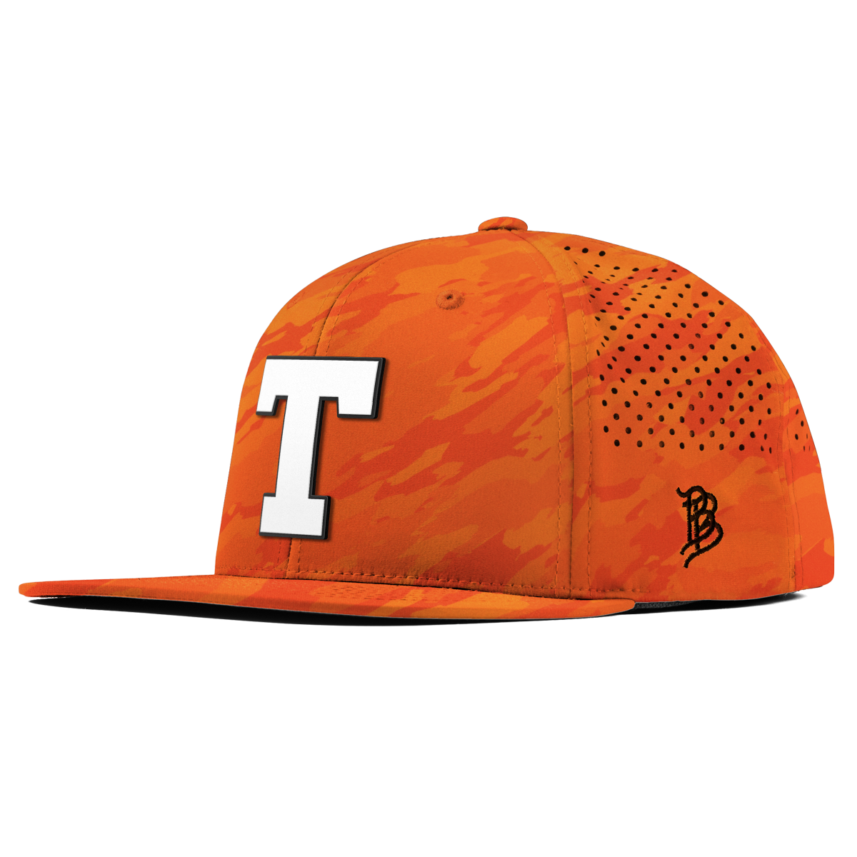 University of Texas "Vintage Texas Team Logo" Flat Performance Blaze Orange Camo