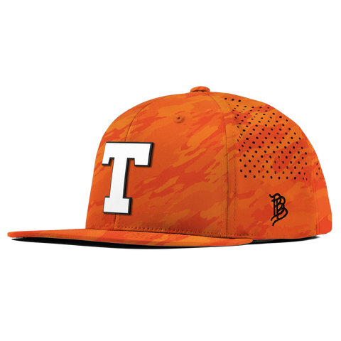 University of Texas "Vintage Texas Team Logo" Flat Performance Blaze Orange Camo