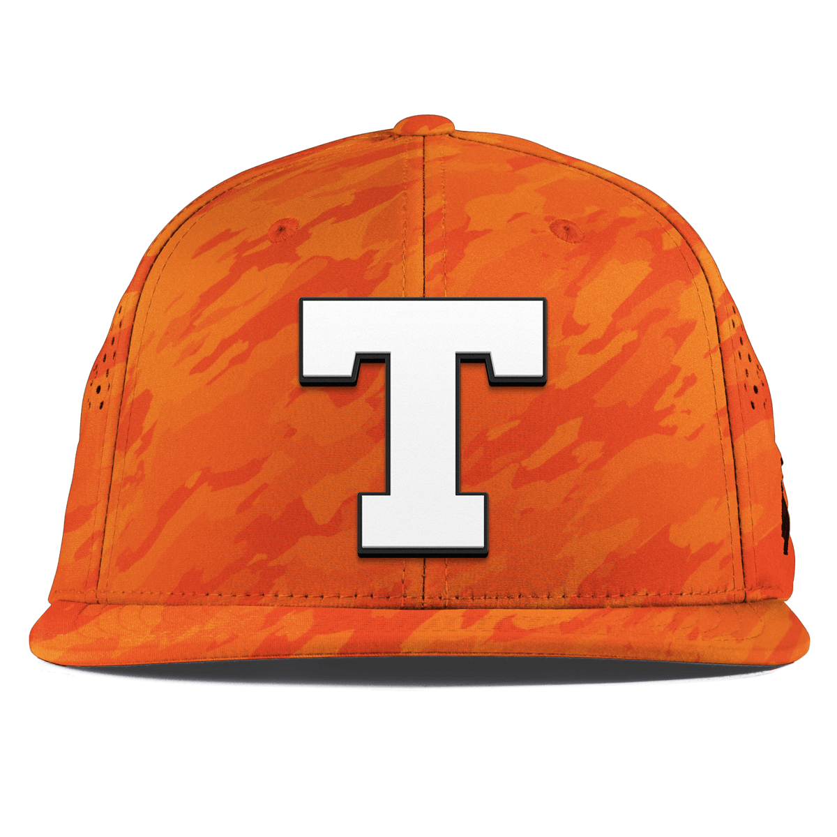 University of Texas "Vintage Texas Team Logo" Flat Performance Blaze Orange Camo