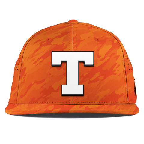 University of Texas "Vintage Texas Team Logo" Flat Performance Blaze Orange Camo