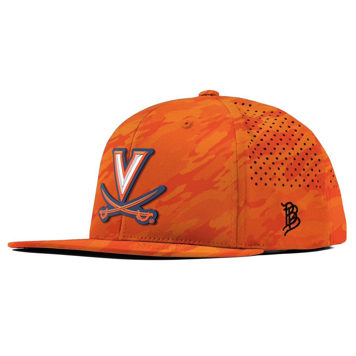 University of Virginia "Virginia Team Logo" Flat Performance Blaze Orange Camo