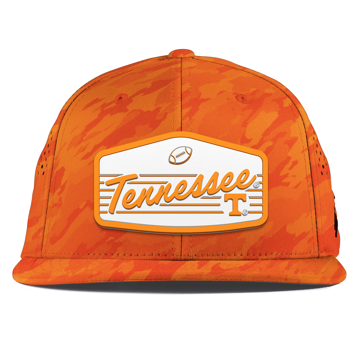 University of Tennessee "Volunteers Football" Flat Performance Blaze Orange Camo