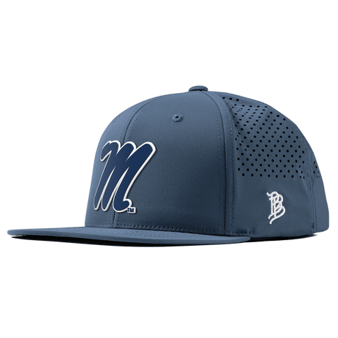 University of Mississippi "Ole Miss Block M Navy" Flat Performance Orion