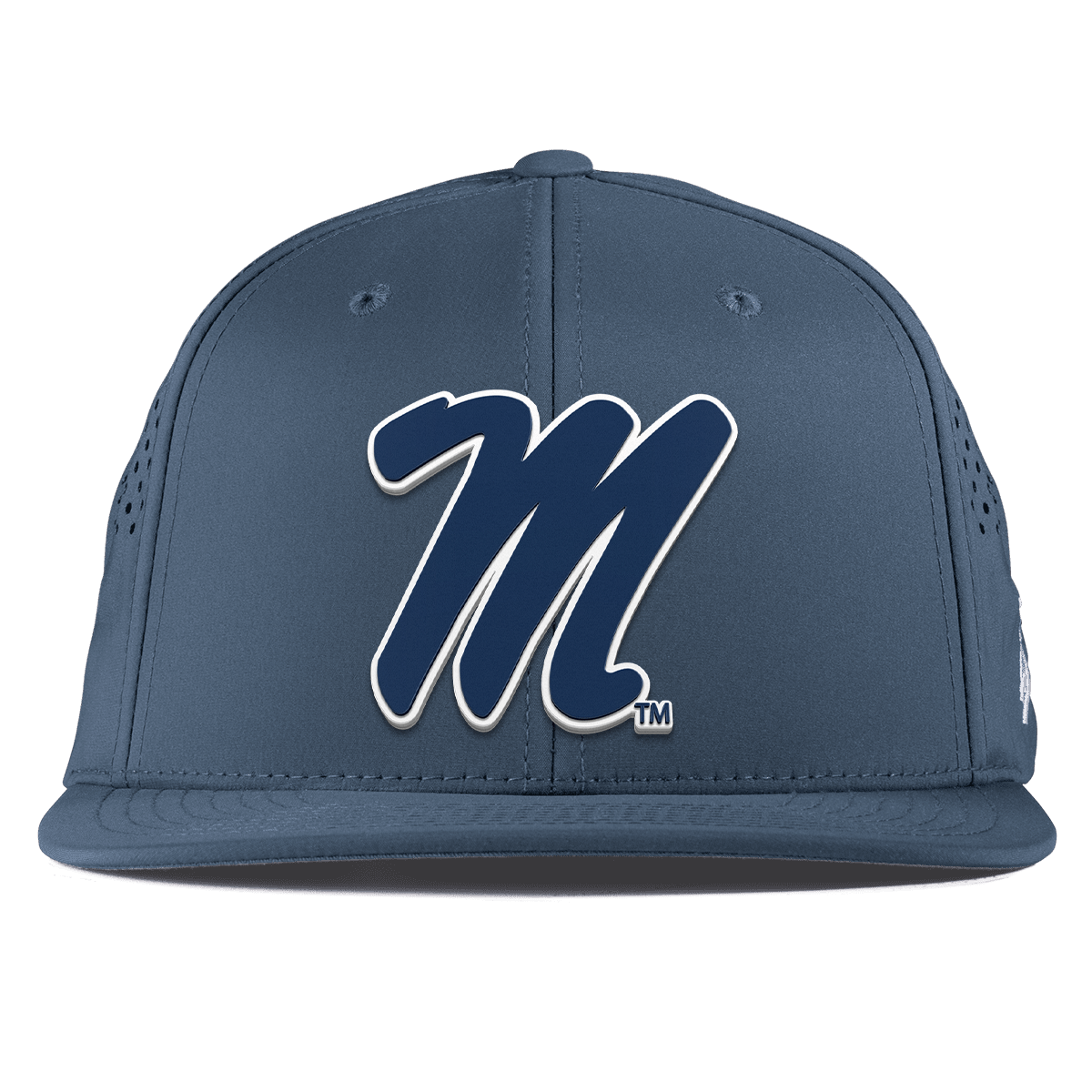 University of Mississippi "Ole Miss Block M Navy" Flat Performance Orion