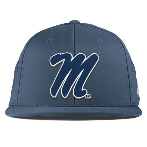 University of Mississippi "Ole Miss Block M Navy" Flat Performance Orion