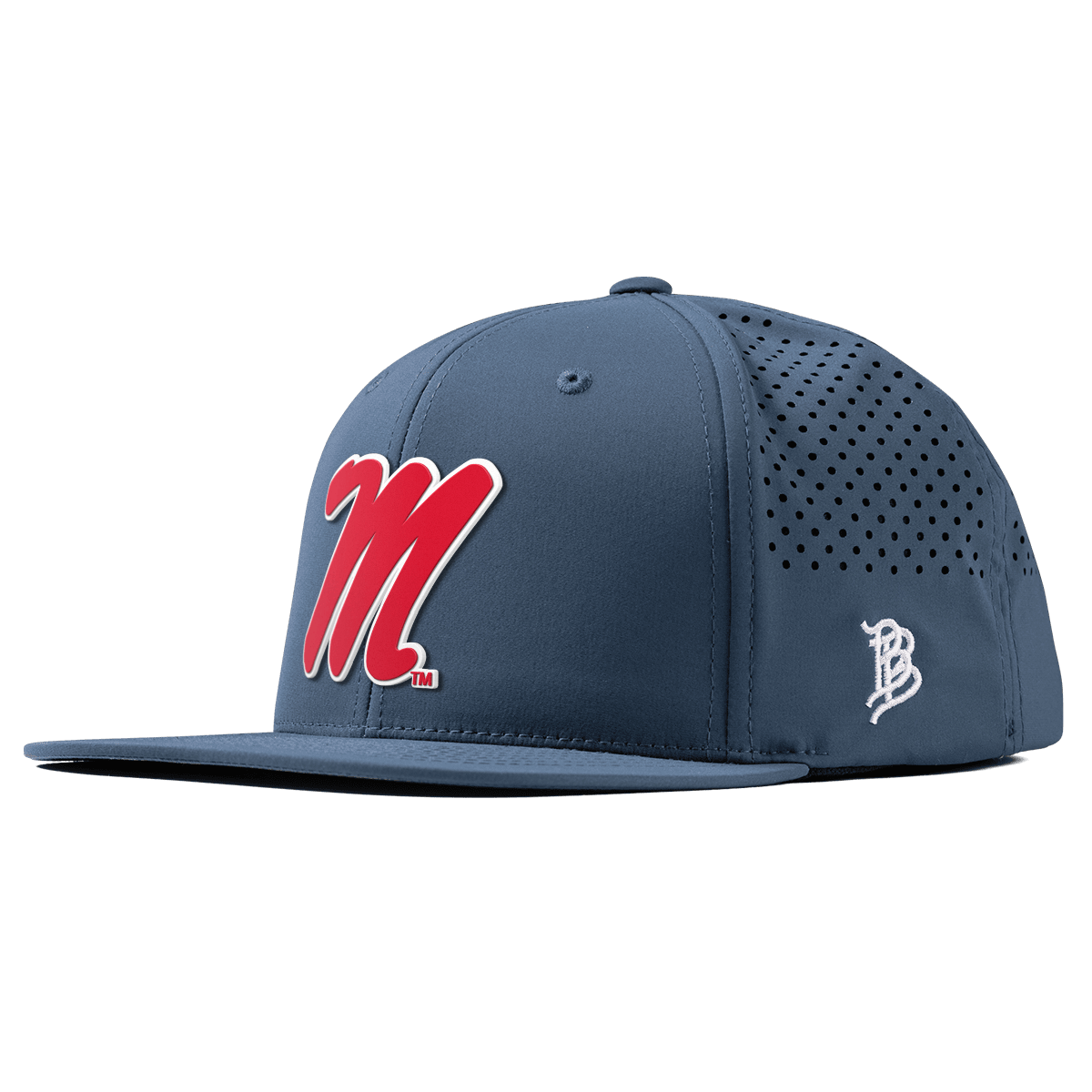 University of Mississippi "Ole Miss Block M Red" Flat Performance Orion