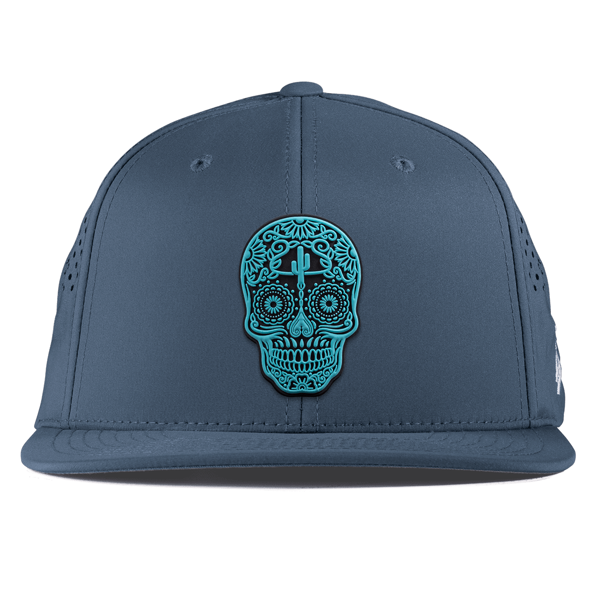 Turquoise Skull PVC Flat Performance Orion