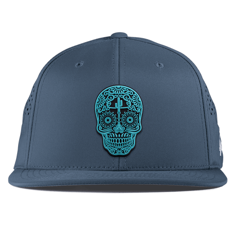 Turquoise Skull PVC Flat Performance Orion