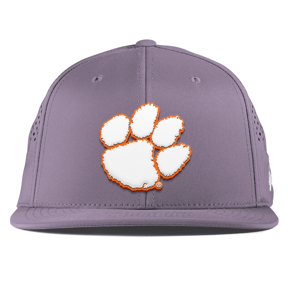 Clemson University "Clemson Tigers Paw" Flat Performance Purple