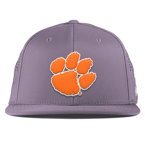 Clemson University "Clemson Tiger Paw" Flat Performance Purple