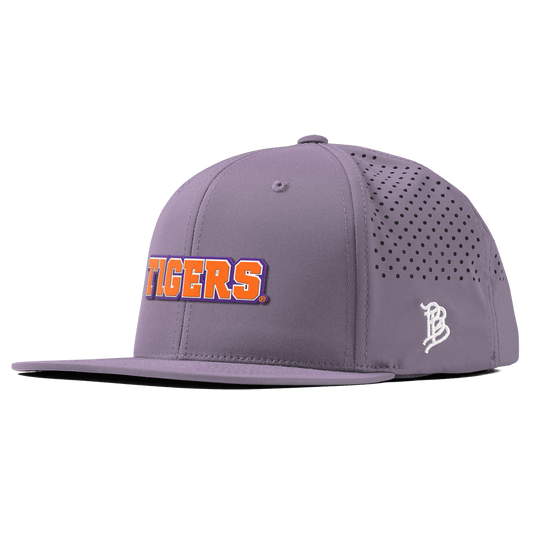 Clemson University "Clemson Tigers Block" Flat Performance Purple