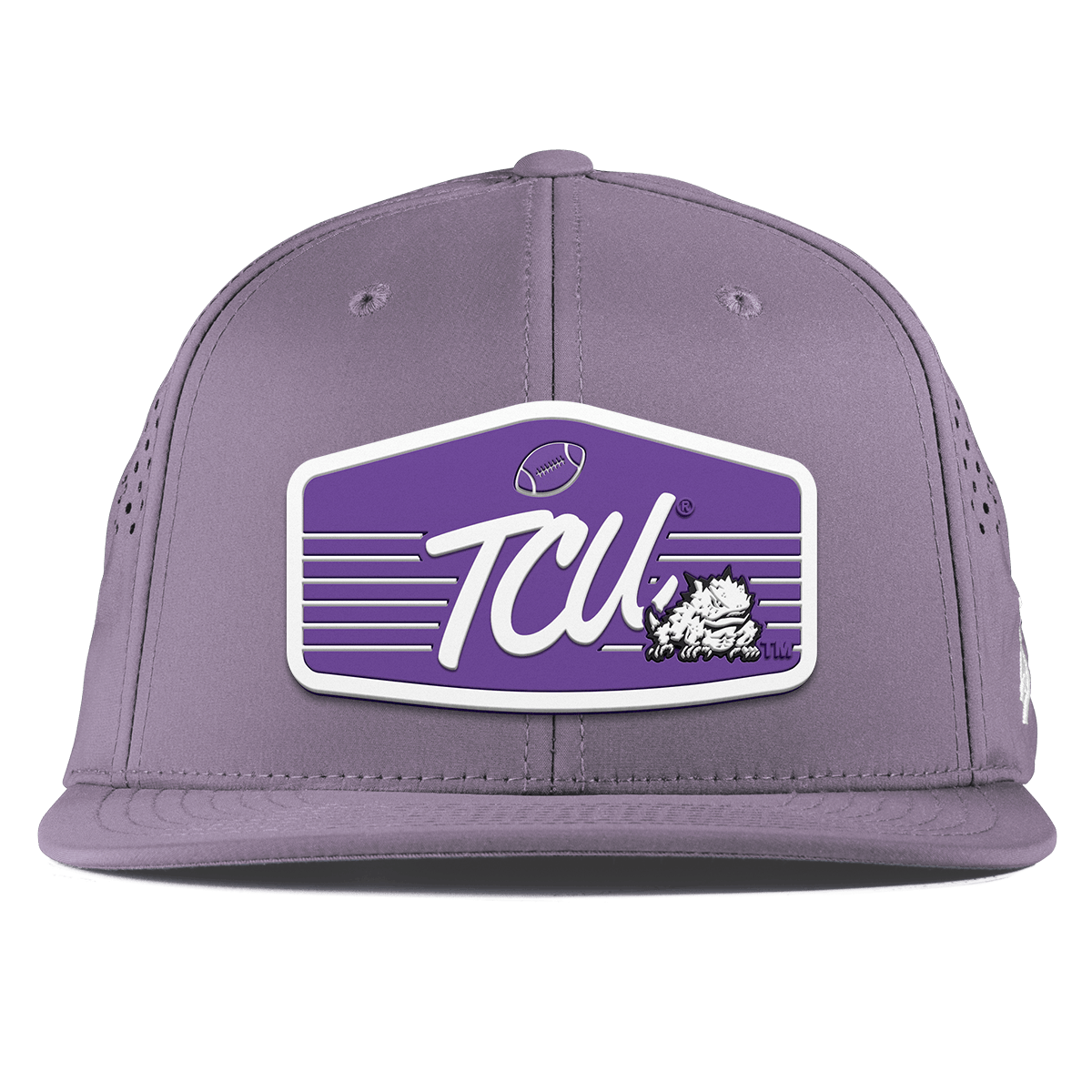 Texas Christian University "Horned Frogs Football" Flat Performance Purple