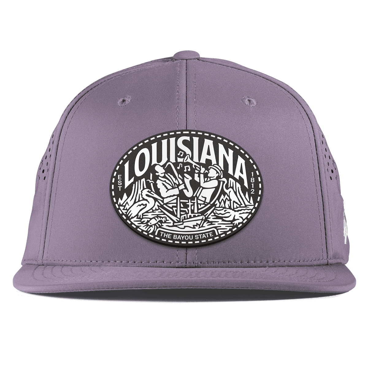 Louisiana Traveler Flat Performance Purple