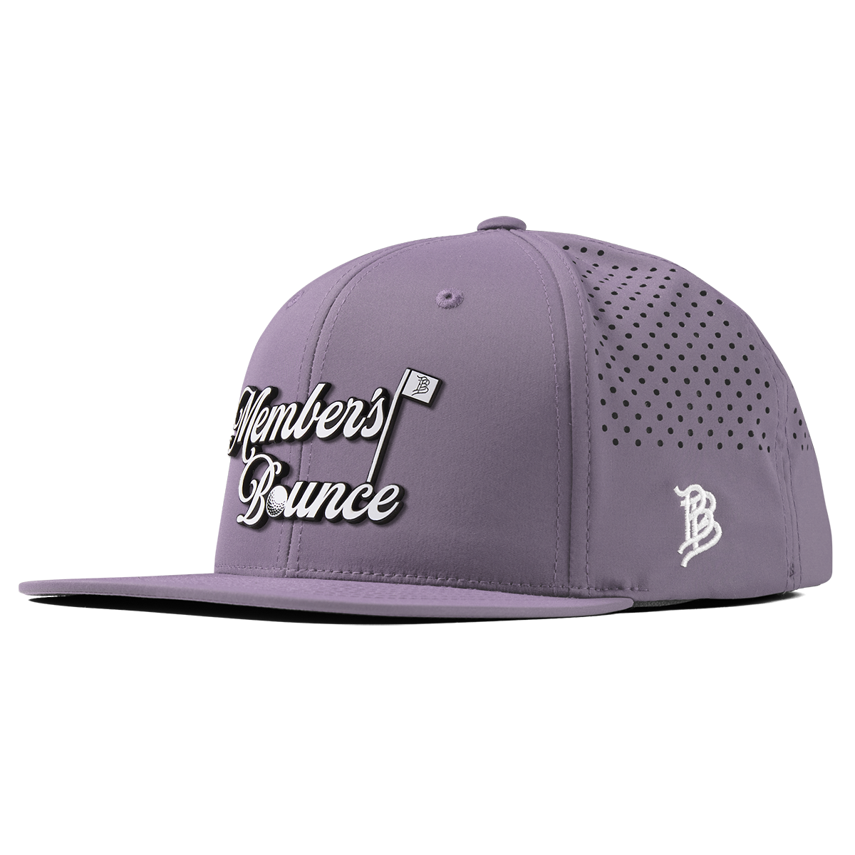 Member's Bounce Script Flat Performance Purple
