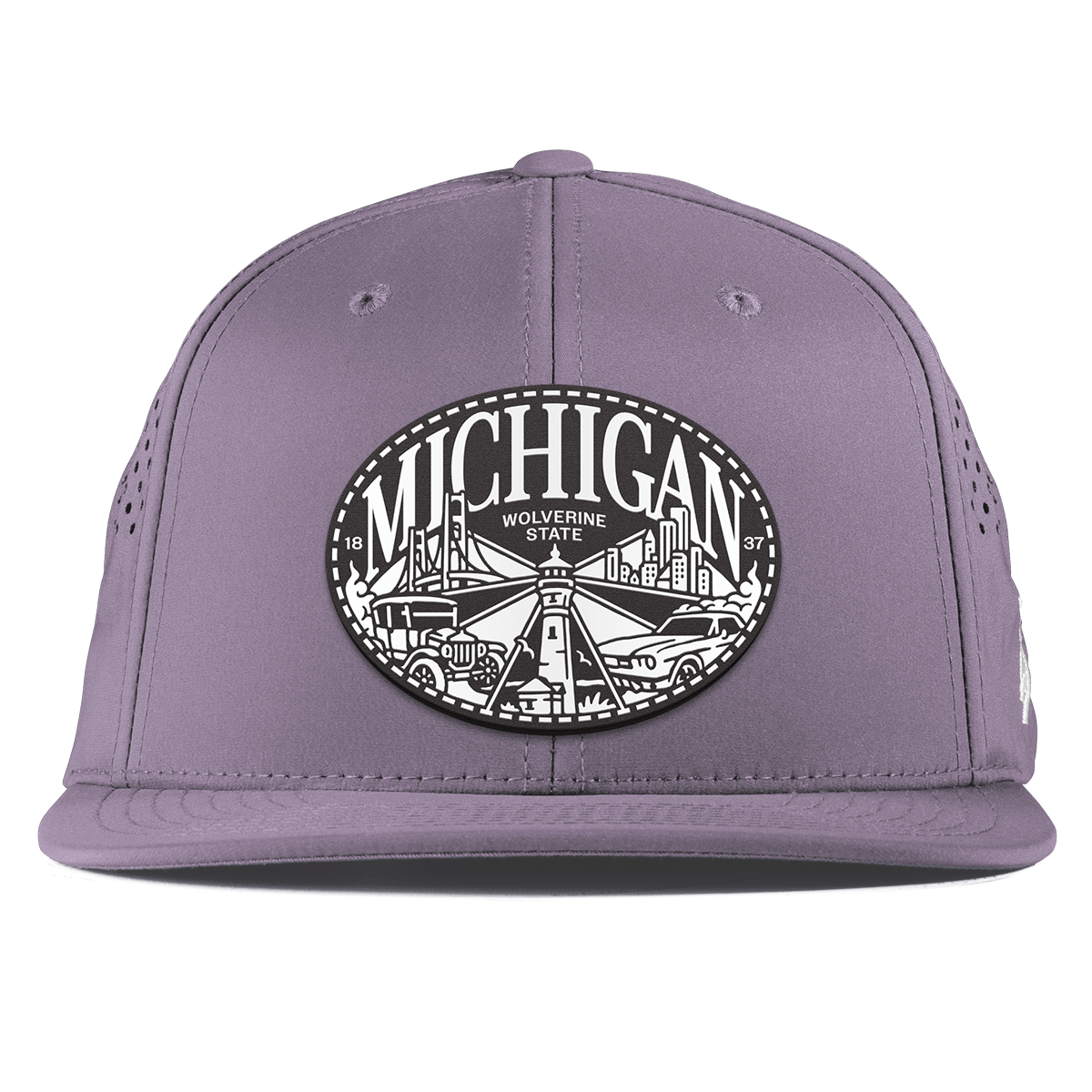 Michigan Traveler Flat Performance Purple
