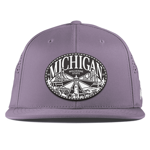 Michigan Traveler Flat Performance Purple