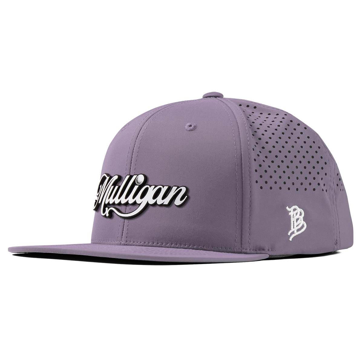 Mulligan Script Flat Performance Purple