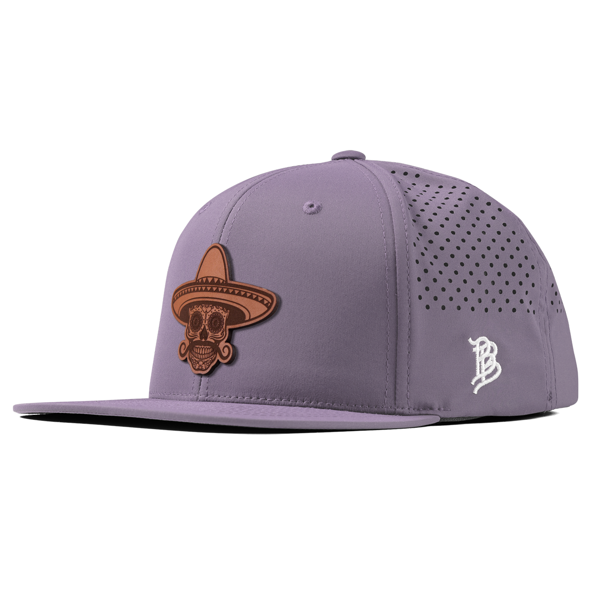 Sombrero Skull Flat Performance Purple