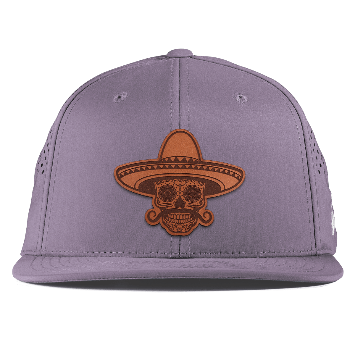 Sombrero Skull Flat Performance Purple