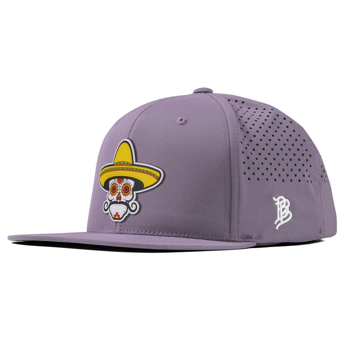 Sombrero Skull PVC Flat Performance Purple