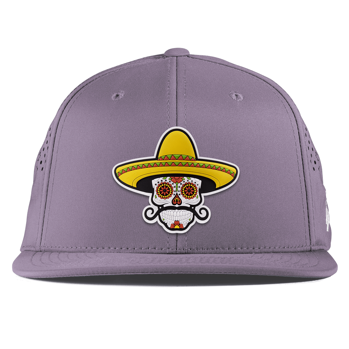 Sombrero Skull PVC Flat Performance Purple