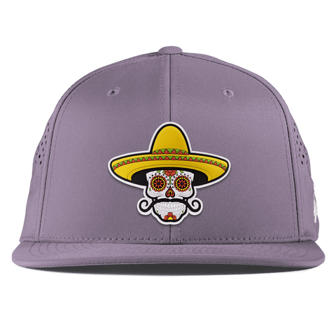 Sombrero Skull PVC Flat Performance Purple