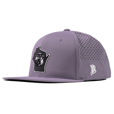 Wisconsin Vintage Flat Performance Purple