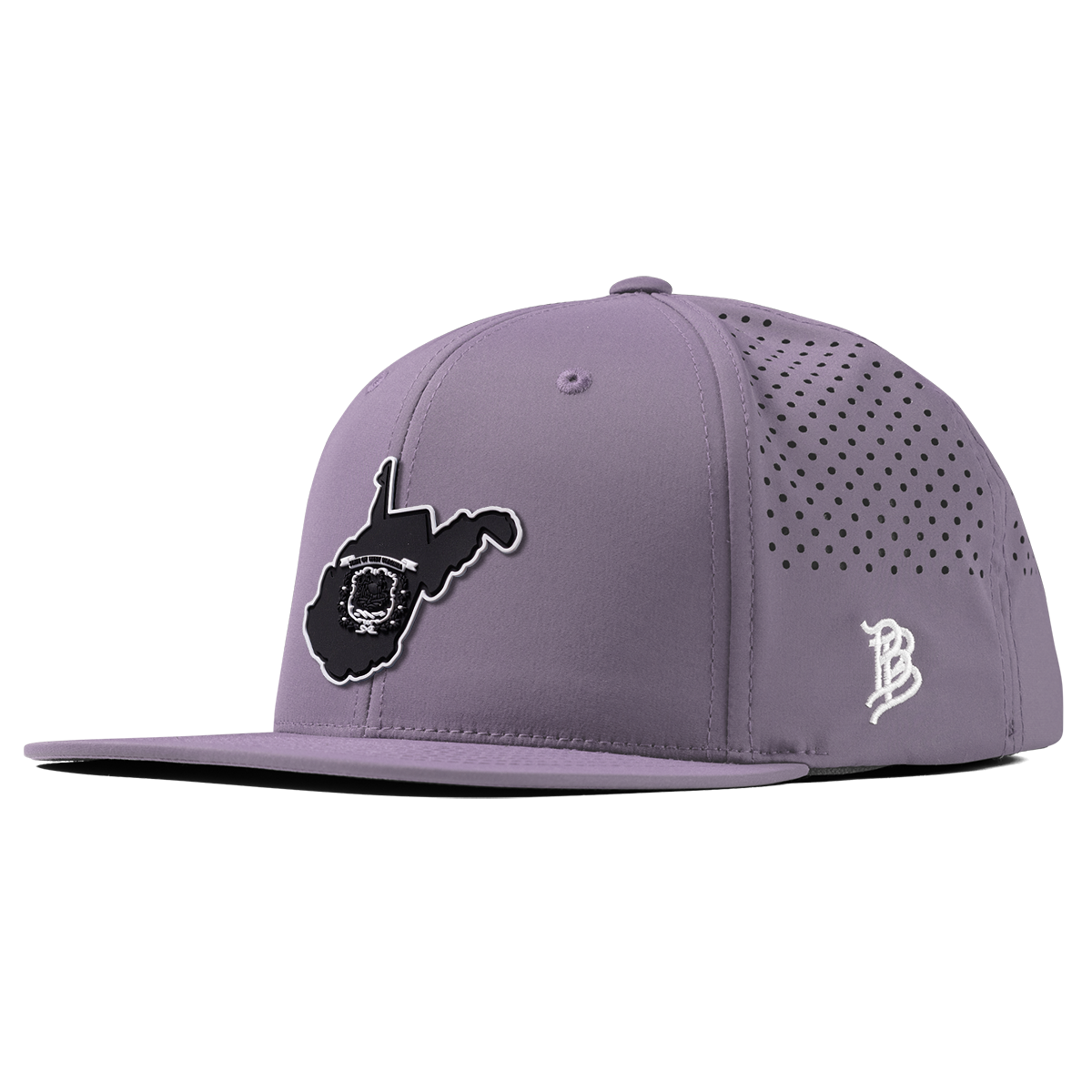 West Virginia Vintage Flat Performance Purple
