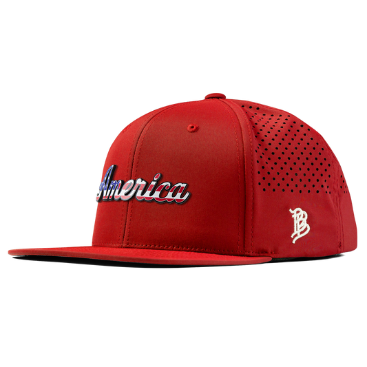 America Flat Performance Red