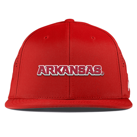 University of Arkansas "Arkansas Block" Flat Performance Red