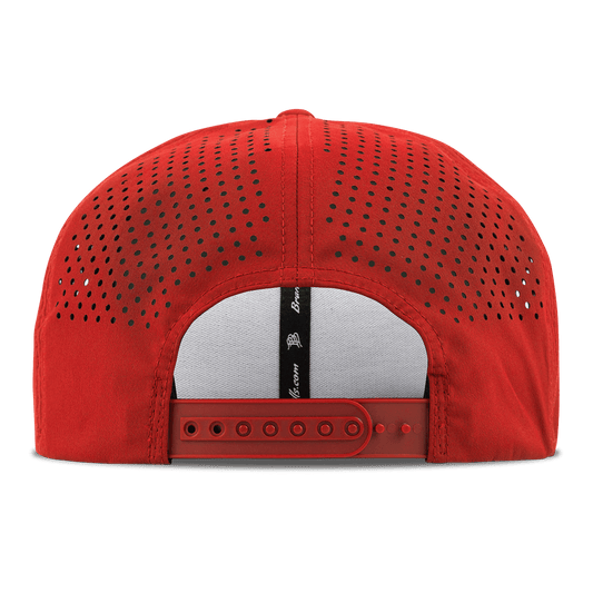 BB Golf USA Red Flat Performance Back Red