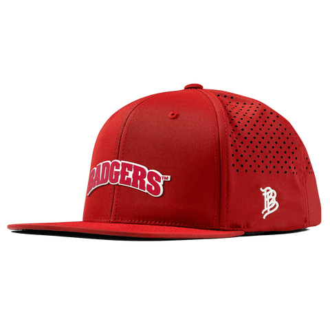 University of Wisconsin "Badgers Block" Flat Performance Red