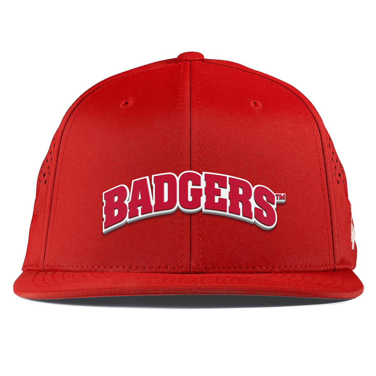 University of Wisconsin "Badgers Block" Flat Performance Red