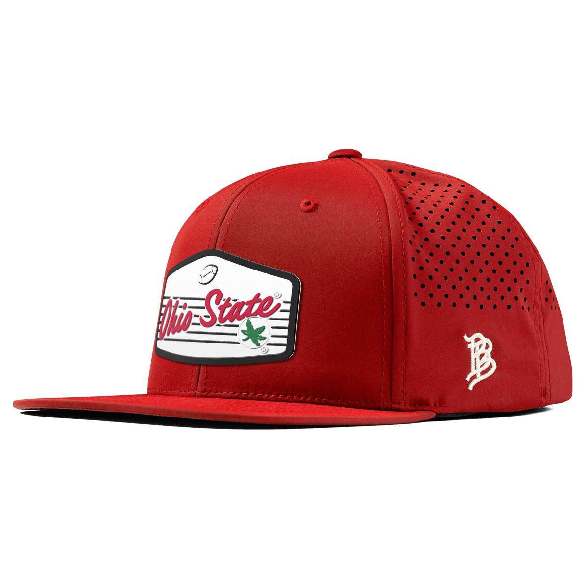 Ohio State University "Buckeyes Football'" Flat Performance Red