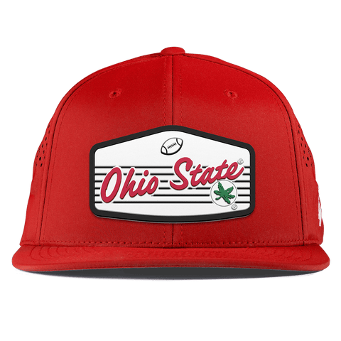 Ohio State University "Buckeyes Football'" Flat Performance Red