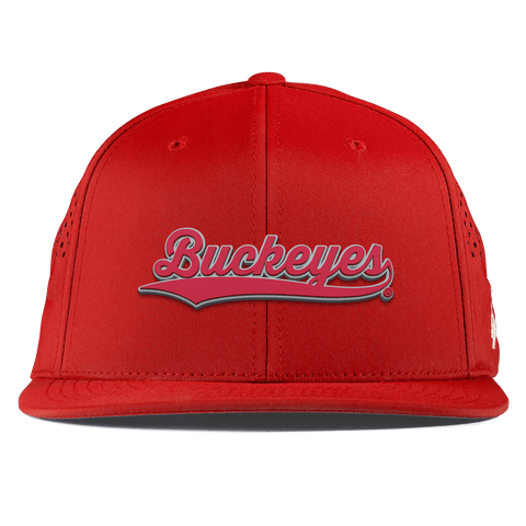 Ohio State University "Buckeyes Script" Flat Performance Red