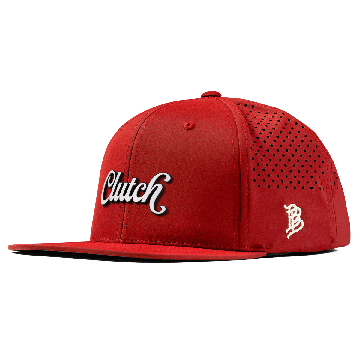 Clutch Script Flat Performance Red