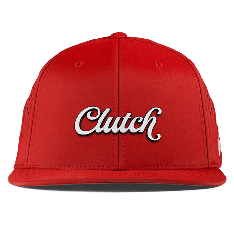 Clutch Script Flat Performance Red