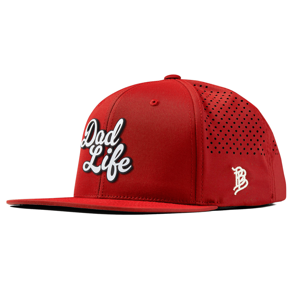 Dad Life Script Flat Performance Red