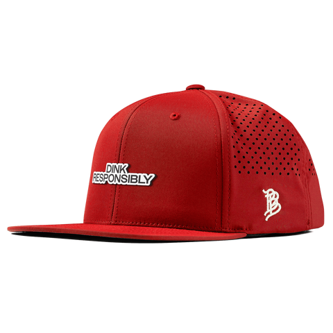 Dink Responsibly Flat Performance Red