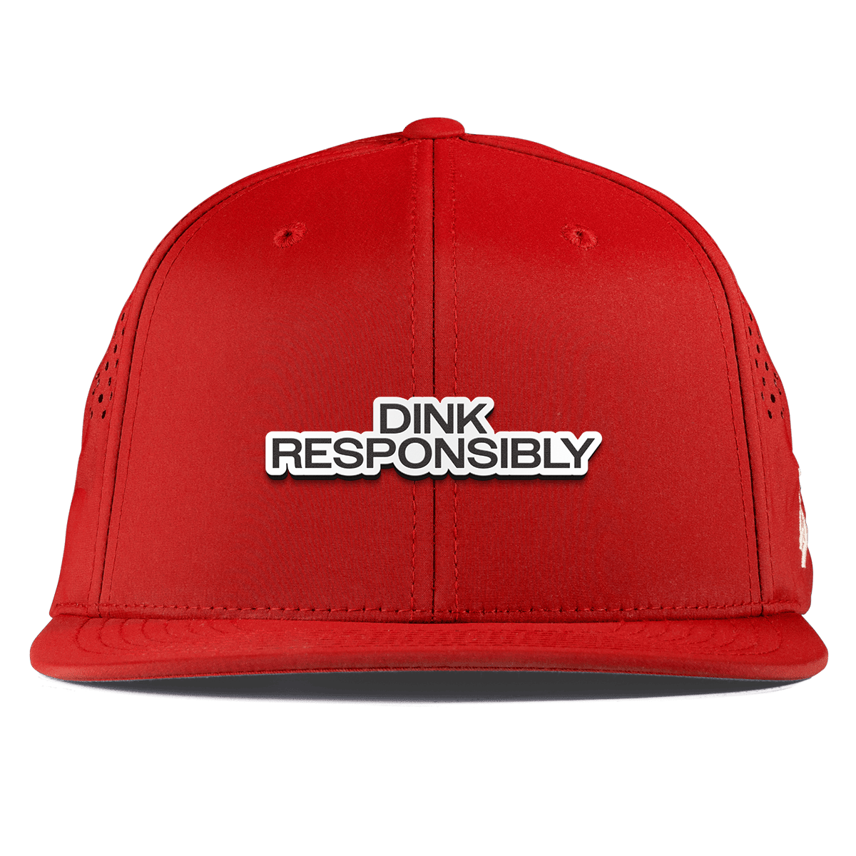 Dink Responsibly Flat Performance Red