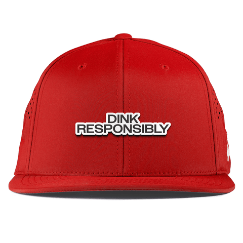 Dink Responsibly Flat Performance Red