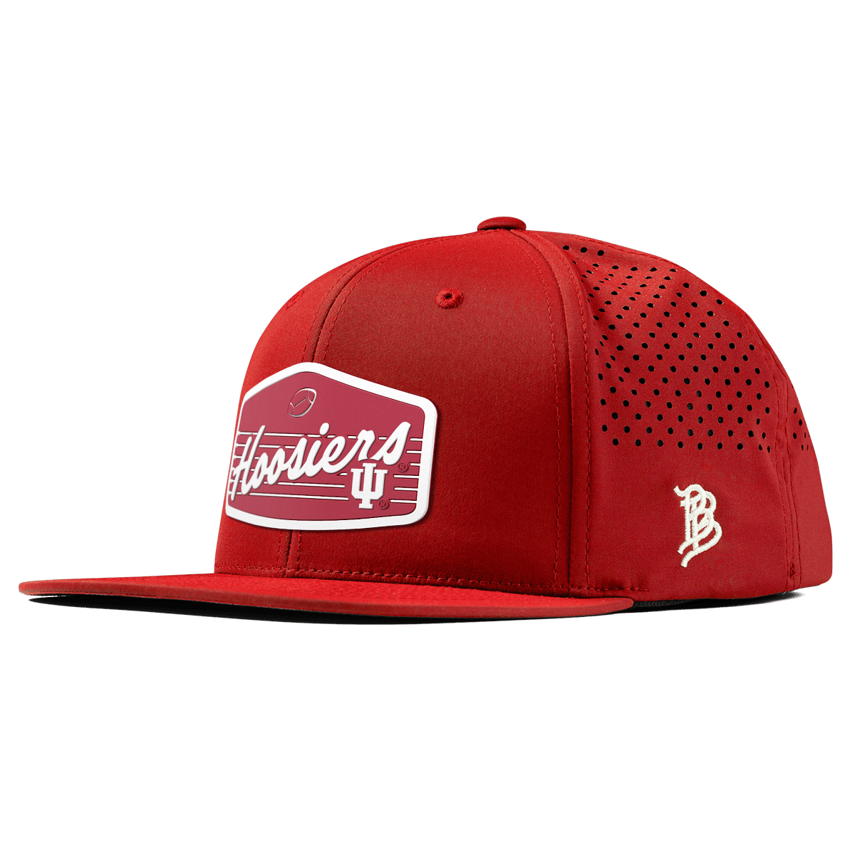 Indiana University "Hoosiers Football" Flat Performance Red