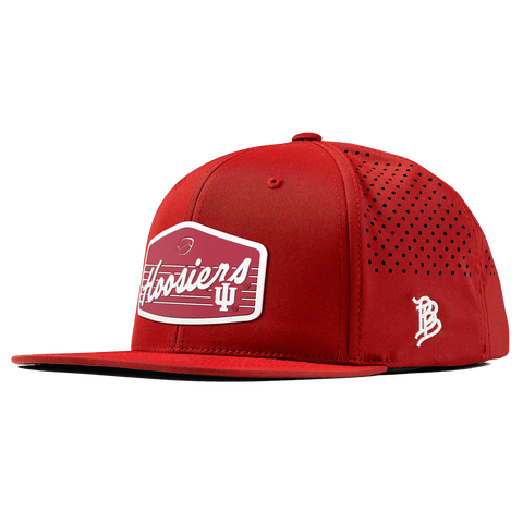 Indiana University "Hoosiers Football" Flat Performance Red