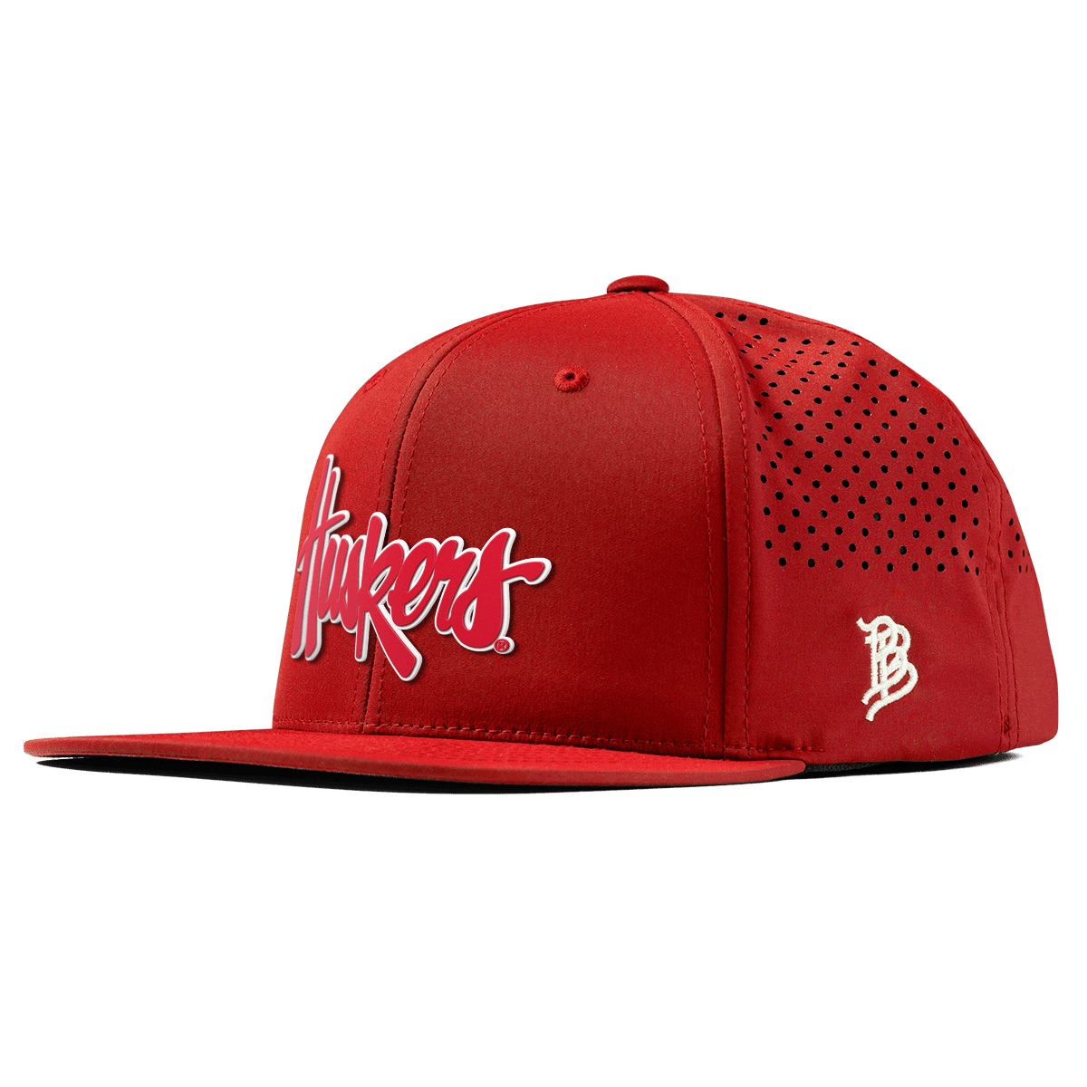 University of Nebraska "Huskers Script" Flat Performance Red