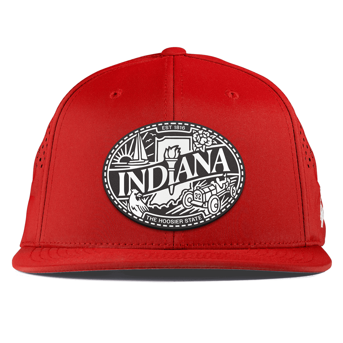 Indiana Traveler Flat Performance Red