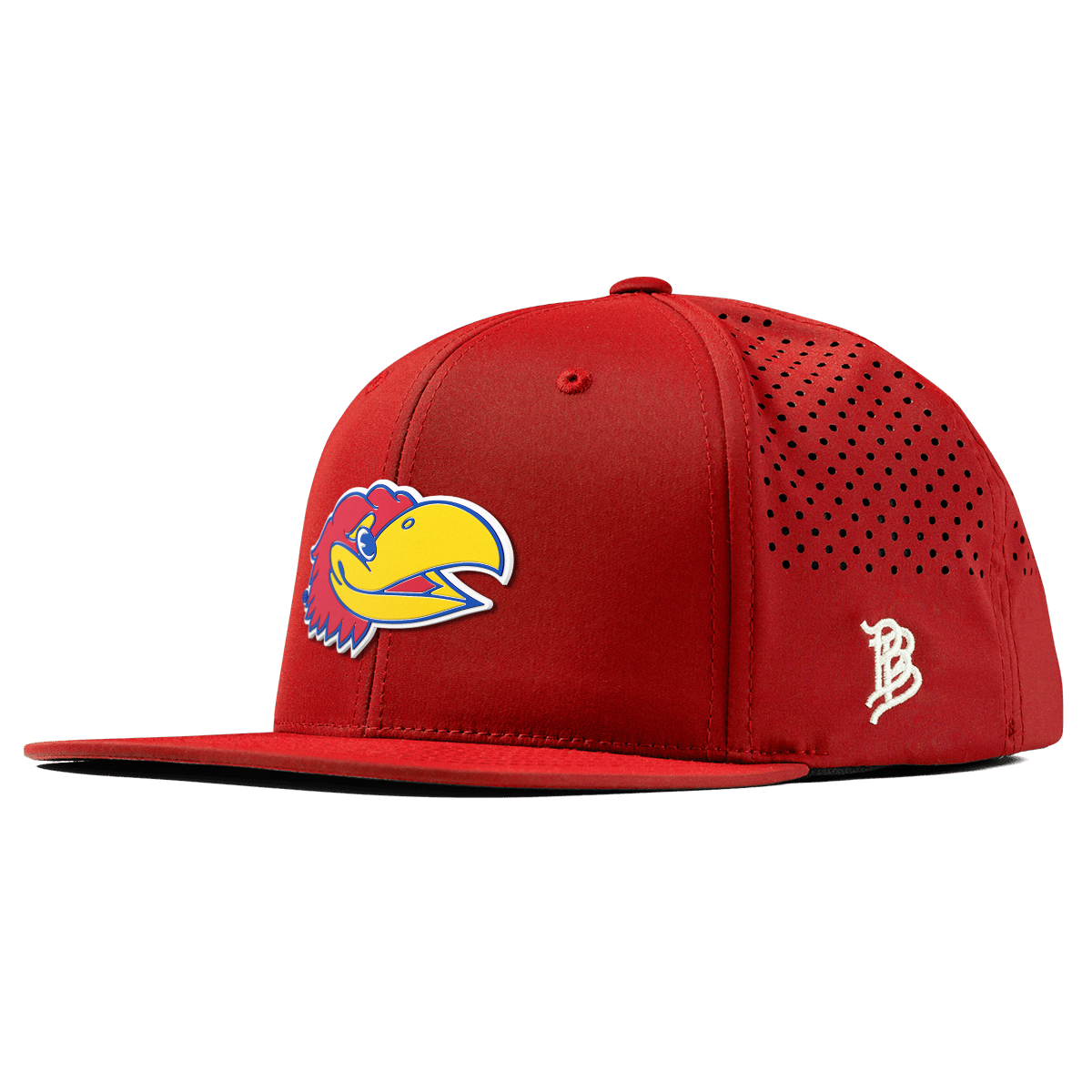 University of Kansas "KU Big Jay" Flat Performance Red