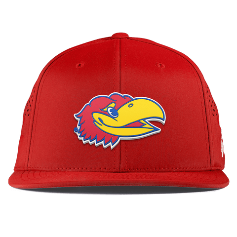 University of Kansas "KU Big Jay" Flat Performance Red